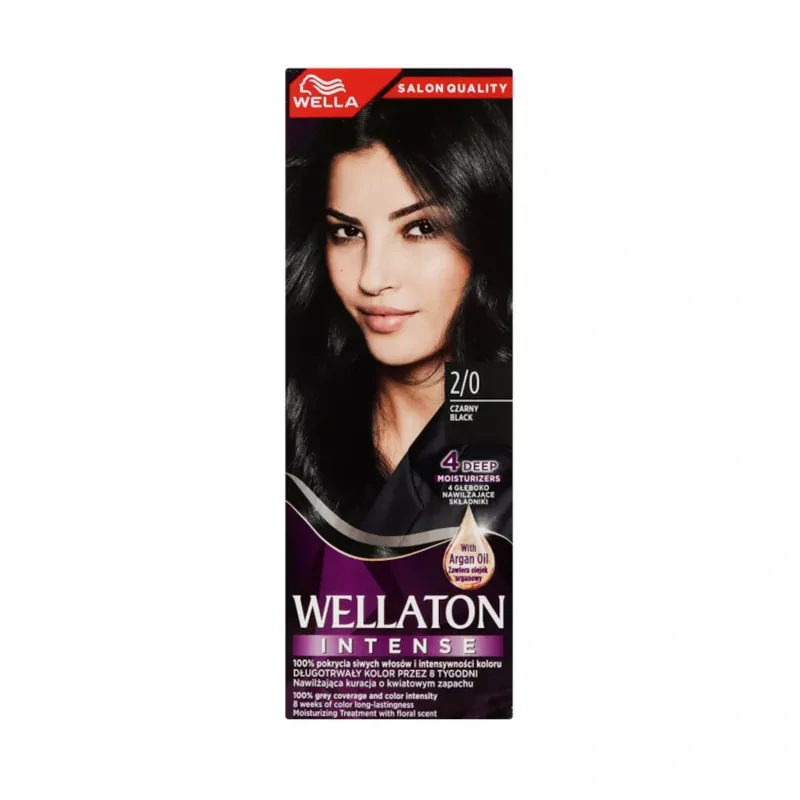 Wellaton farba na vlasy Intense 2/0 Čierna