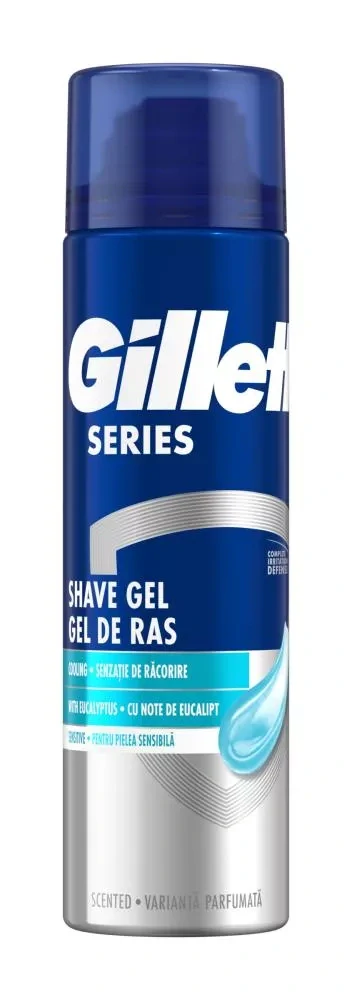 Gillette Gel 200ml SERIES Sensitive Cool Eucalyptus