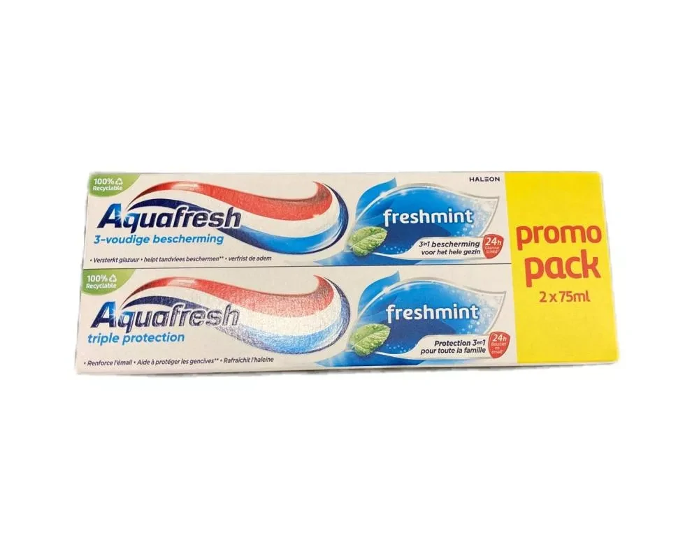 Aquafresh Zubná pasta 2x75ml Fresh Mint