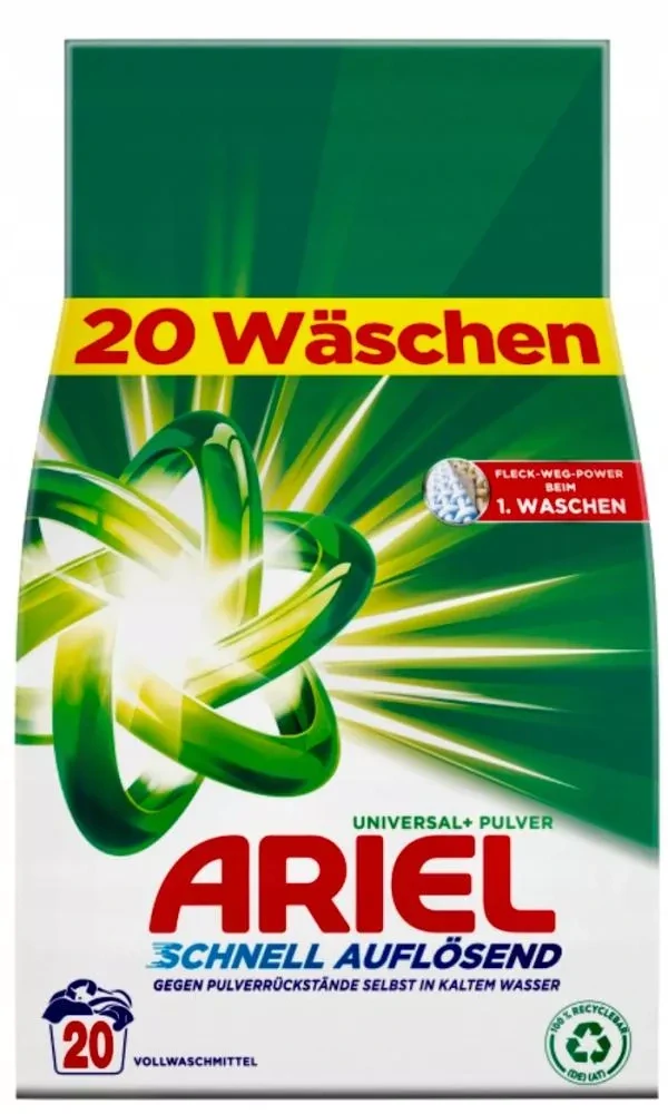 Ariel prášok 1.2kg 20pd Universal