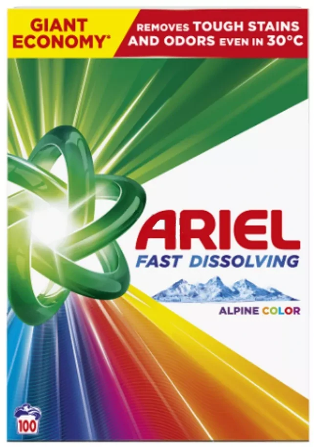 Ariel prášok 5.5kg 100pd Color BOX