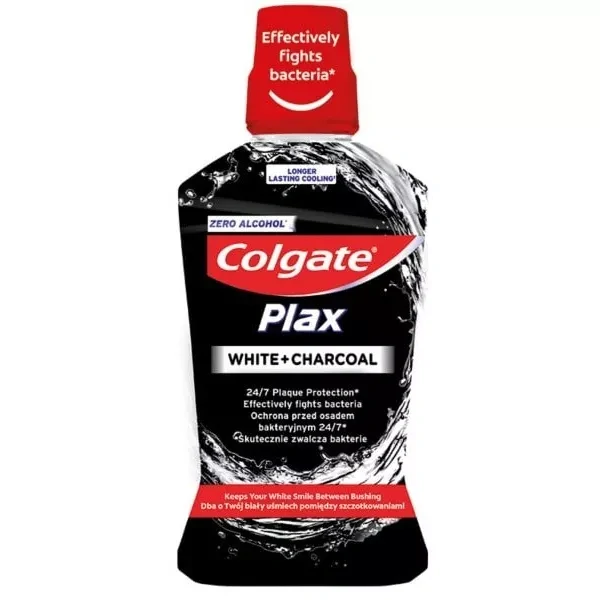Colgate ústna voda 500ml White&Charcoal