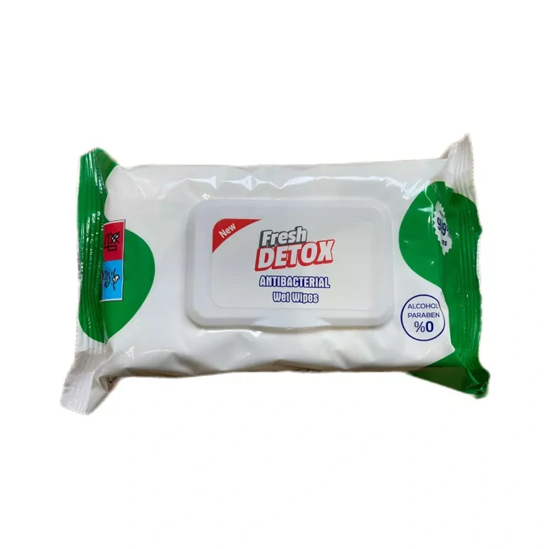 Antibacterial Fresh Detox vlh.obrúsky 80ks Pine