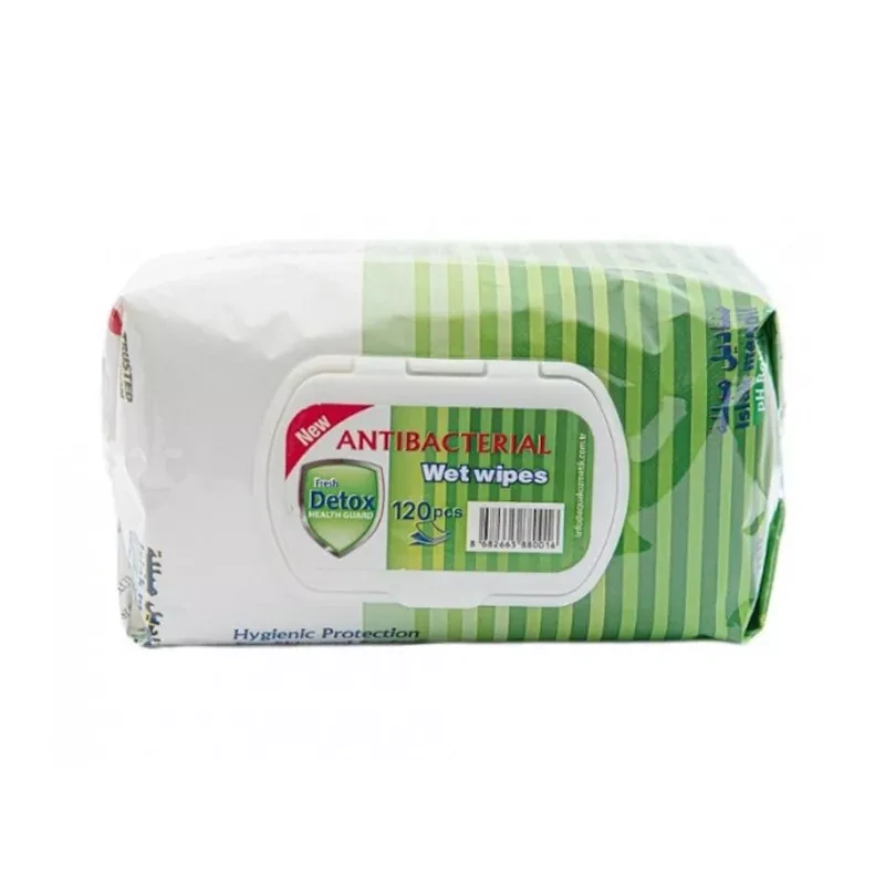 Antibacterial Fresh Detox vlh.obrúsky 120ks Pine