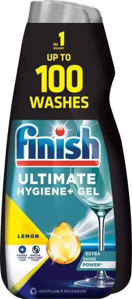 Finish Gel do umývačky Ultimate Hygiene+ 2x1L Lemon