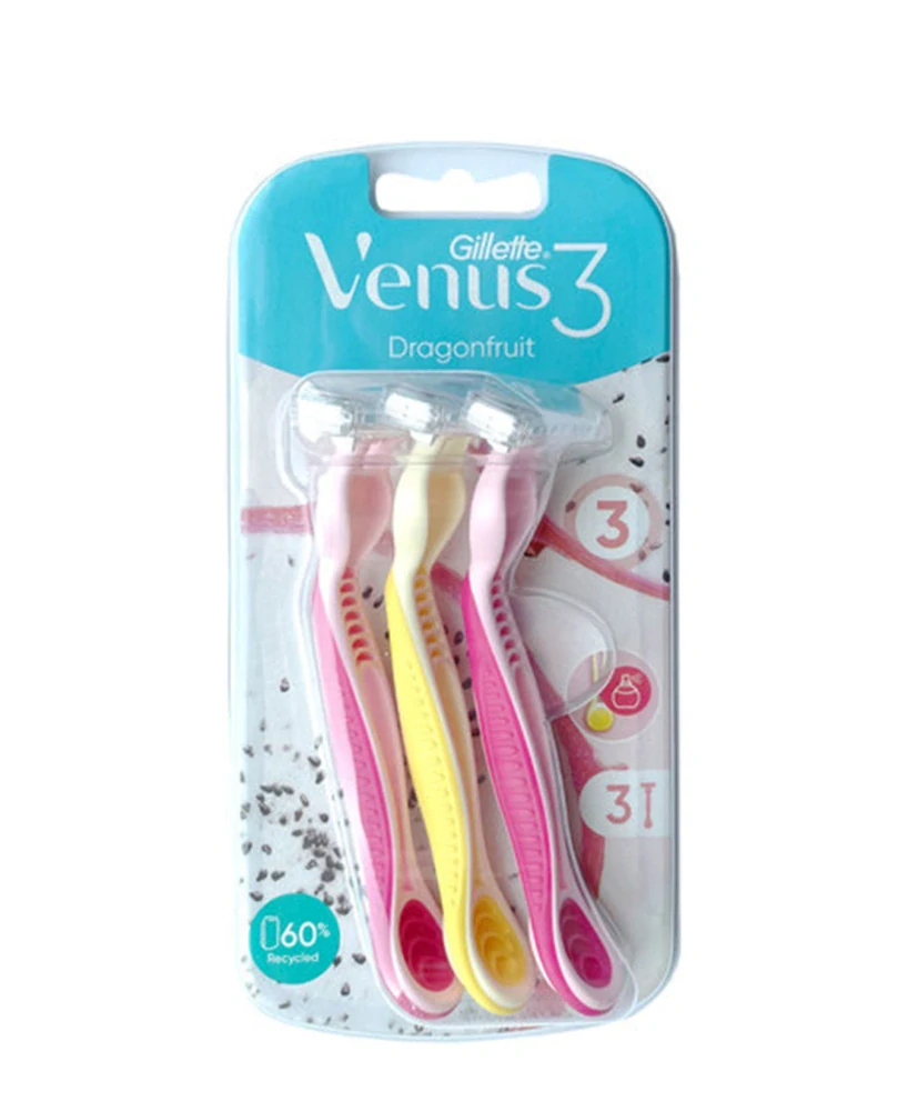 Gillette Jednorazový strojček VENUS 3ks Dragonfruit
