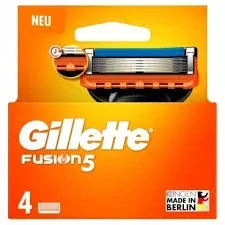 Gillette náhrady Fusion5 4ks (papierový obal)