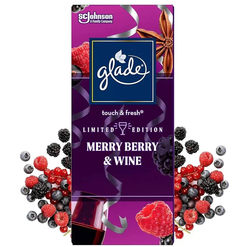 Glade One Touch náplň 10ml Merry Berry & Wine
