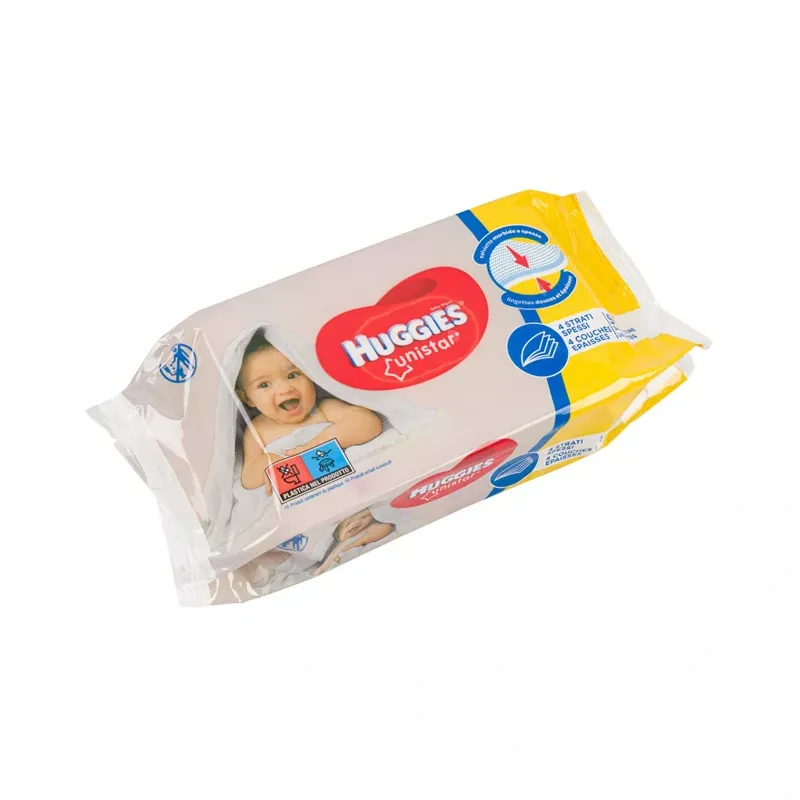 Huggies detské obrúsky 56ks Unistar