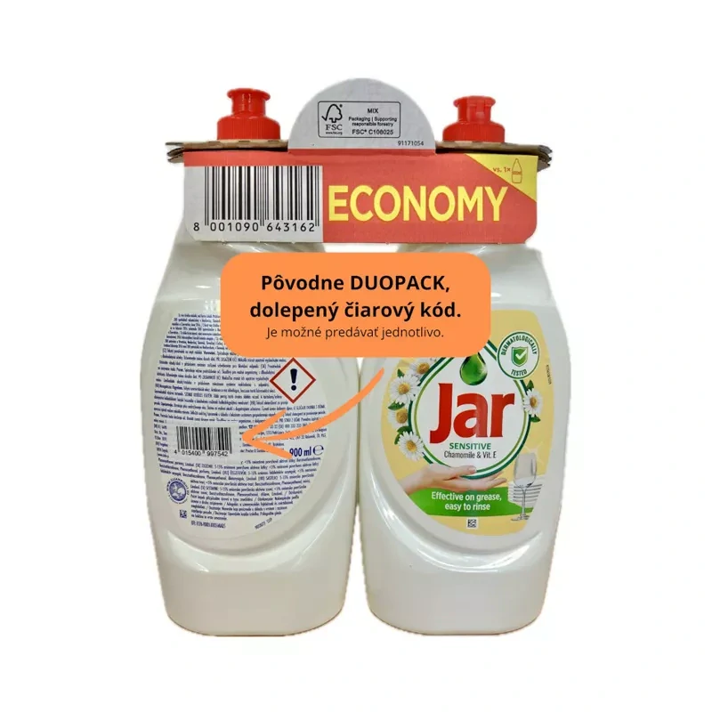 Jar 900ml Sensitive Harmanček