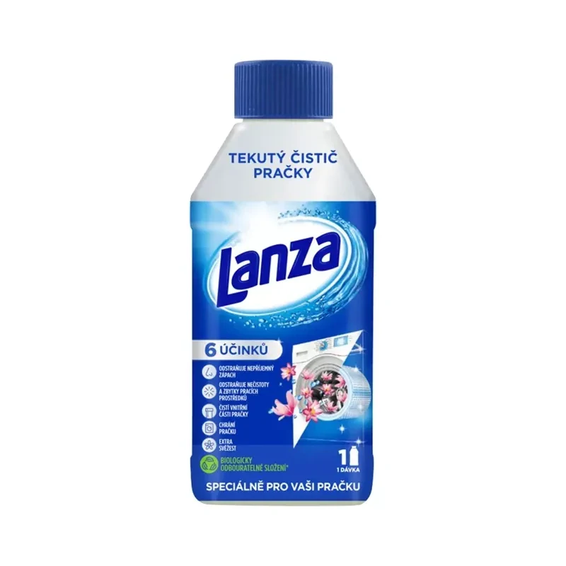 LANZA Tekutý čistič práčky 250ml