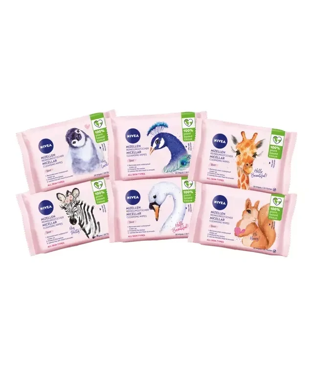 Nivea Čistiace obrúsky 25ks 3v1 Micelárne