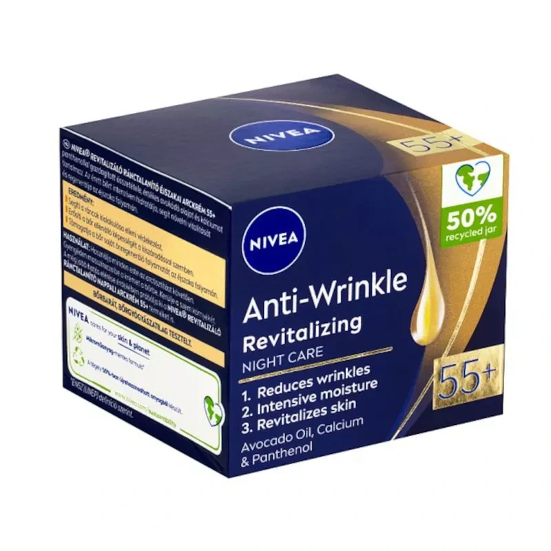 Nivea krém ANTI-WRINKLE 50ml 55+ Obnovujúci Nočný