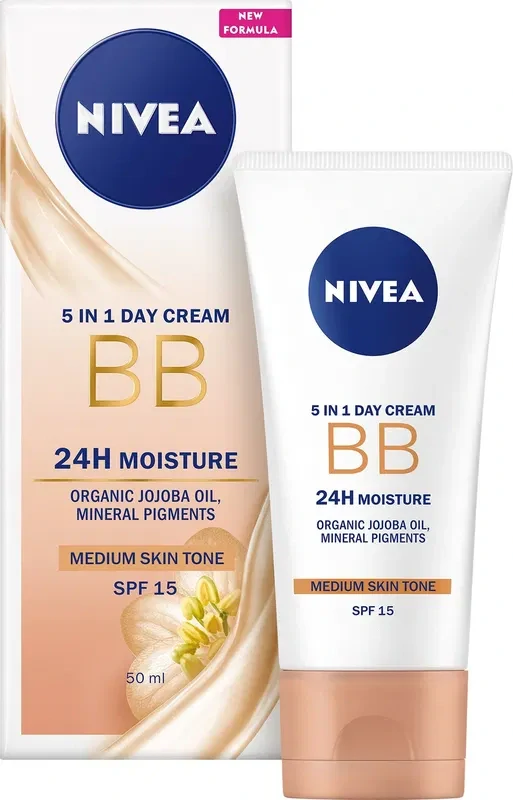 Nivea krém BB 50ml Hydratačný 5v1 tmavší
