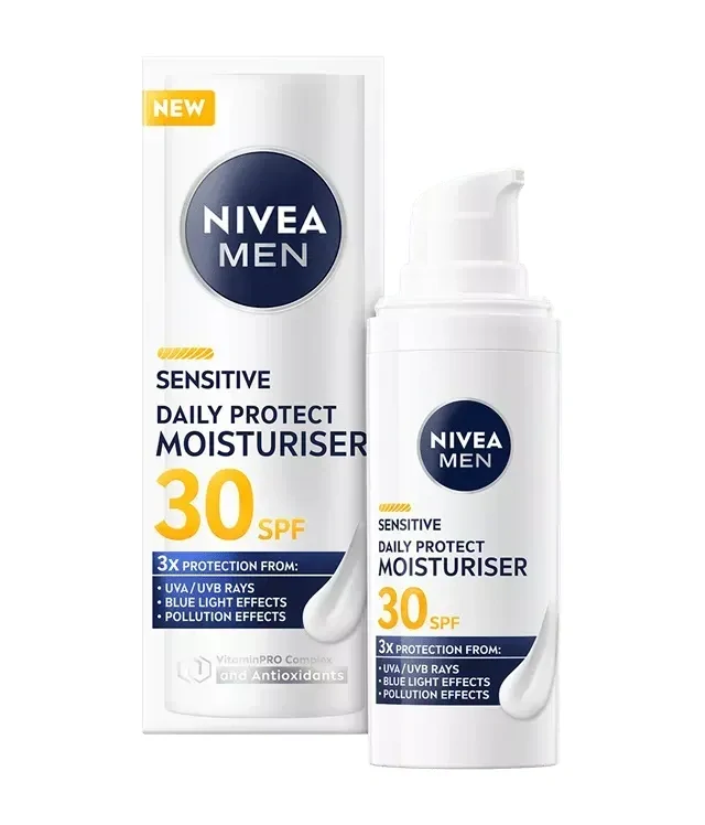 Nivea krém na Tvár MEN 50ml Denný Sensitive SPF 30