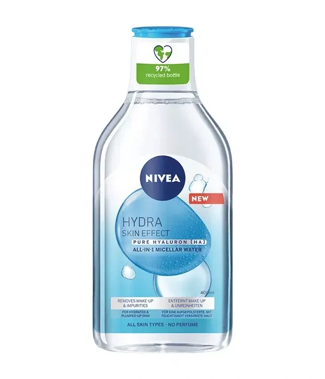 Nivea Pleťová micelárna voda 400ml Hydra skin effect