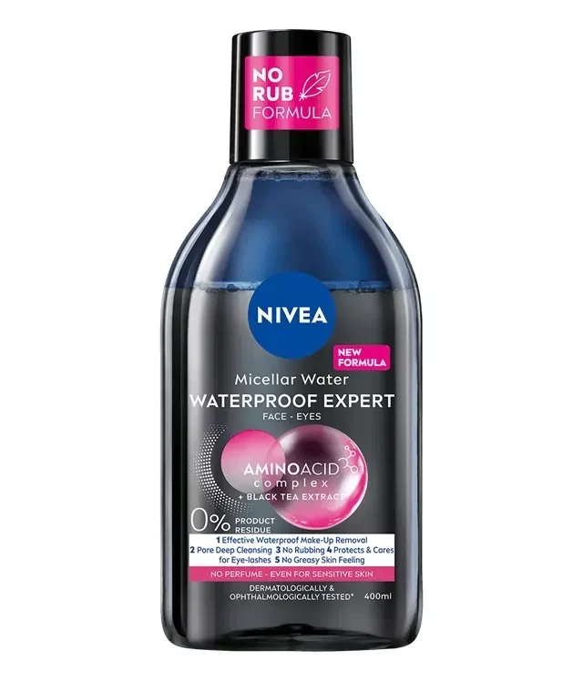 Nivea Pleťová micelárna voda 400ml Waterproof expert