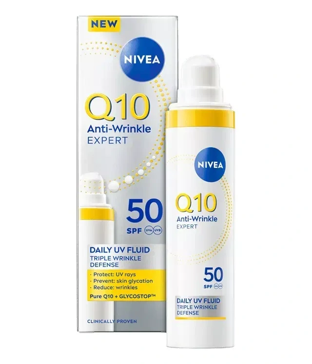 Nivea pleťový UV fluid 40ml Q10 Anti-Wrinkle Expert SPF 50