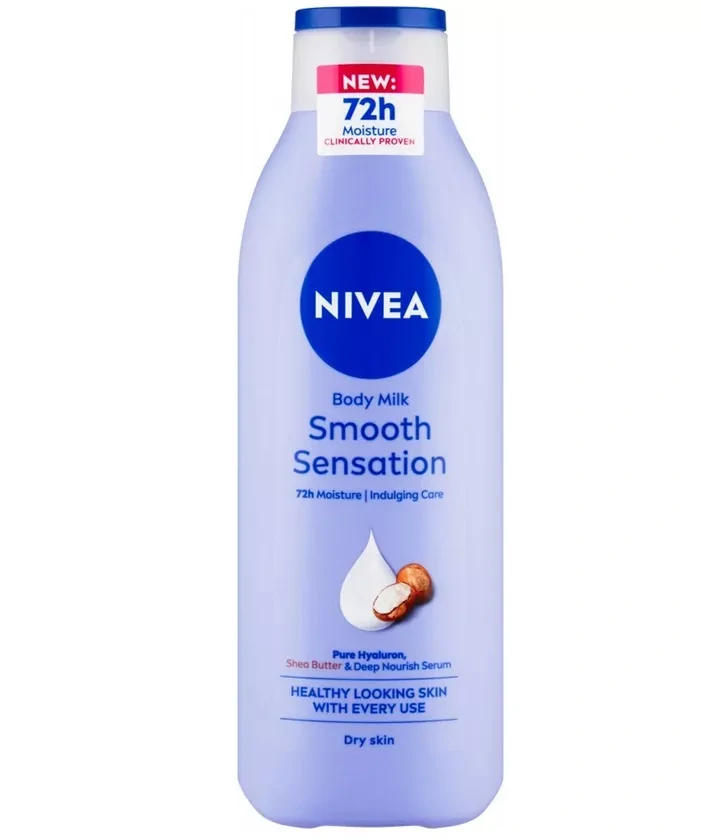 Nivea Telové mlieko 250ml Smooth Sensation