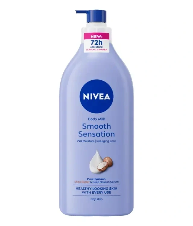 Nivea Telové mlieko 625ml Smooth Sensation PUMPA