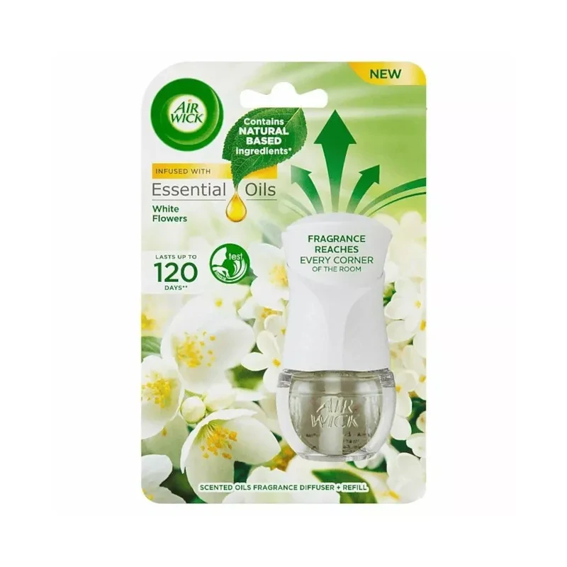 Air Wick Electric Strojček + 19ml Biele Kvety