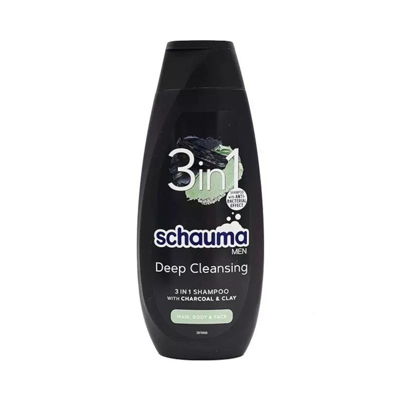 Schauma MEN 400ml Deep Cleansing Charcoal