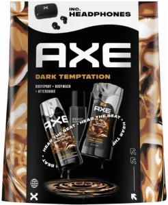  Kazeta: Axe MEN DEO 150ml+SG 250ml+VPH 100ml+Slúchadlá Dark Temptation