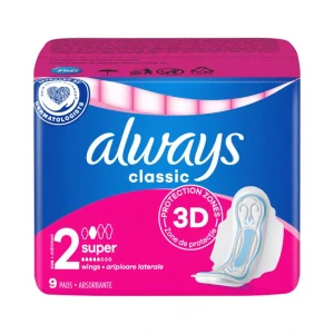 Always vložky Classic 9ks Maxi