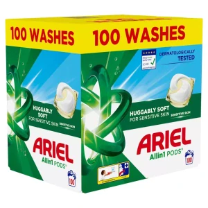 Ariel kapsule 100ks BOX Sensitive (2x50ks sáčok s EAN)