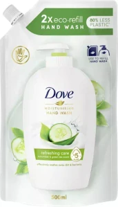 Dove tekuté mydlo NÁPLŇ 500ml Fresh Touch Cucumber