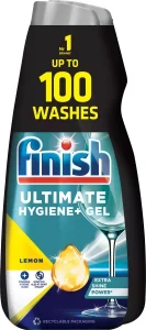 Finish Gel do umývačky Ultimate Hygiene+ 2x1L Lemon