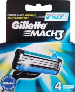Gillette náhrady Mach3 4ks (papierový obal)