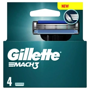 Gillette náhrady Mach3 4ks (papierový obal) new