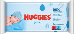 Huggies detské obrúsky 56ks Pure