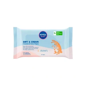 Nivea Baby obrúsky 57ks Soft & Cream