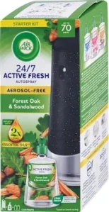 Air Wick Active Fresh difúzor + náplň 228ml Dub a santalové drevo